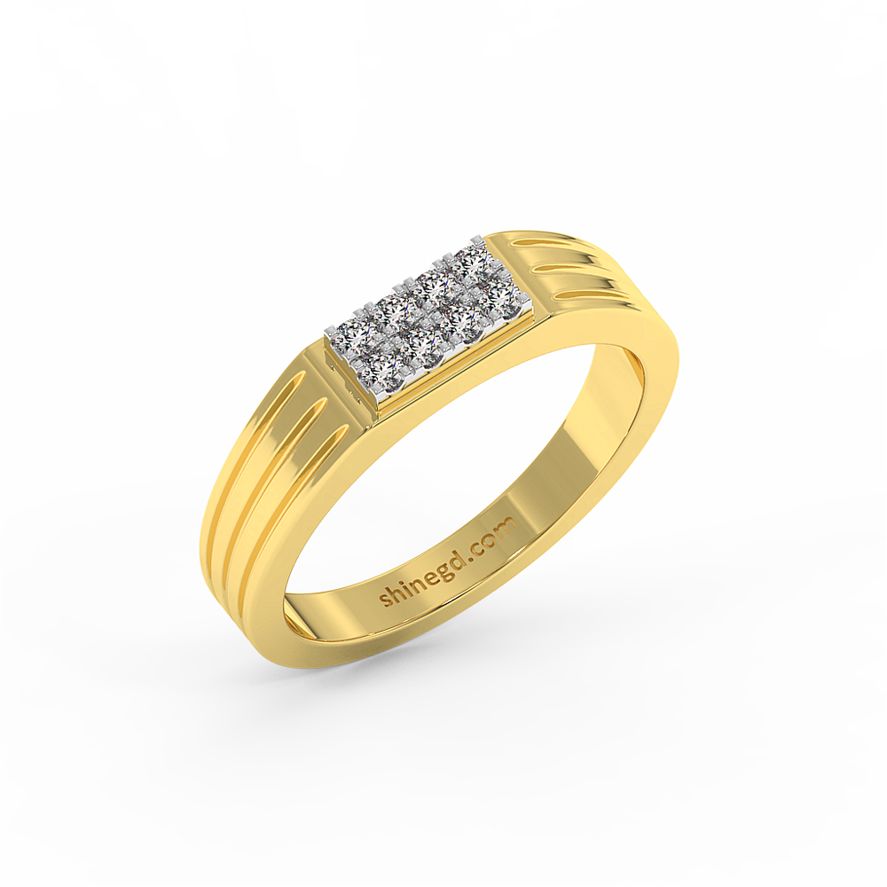 18K Gold Diamond Ring